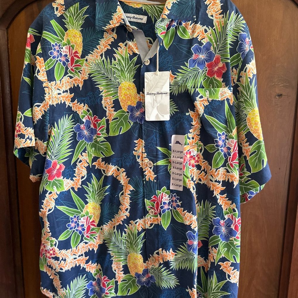 Tommy Bahama Casual Button Down Shirt in Vibrant Blue